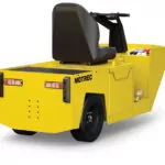 Back angle of Motrec MT-180 Tow Tractor vehicle.