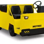 Front angle of Motrec MT-800 Tow Tractor.