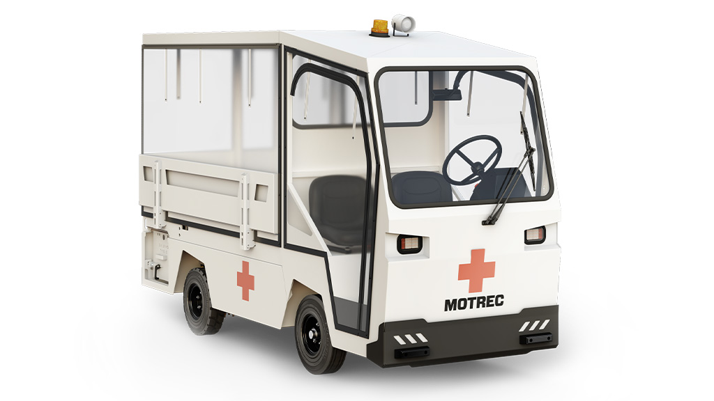 Motrec MX-480 ambulance vehicle fully-equipped.