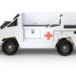 Side of Motrec MX-480 ambulance truck.