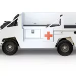 Side of Motrec MX-480 ambulance truck.