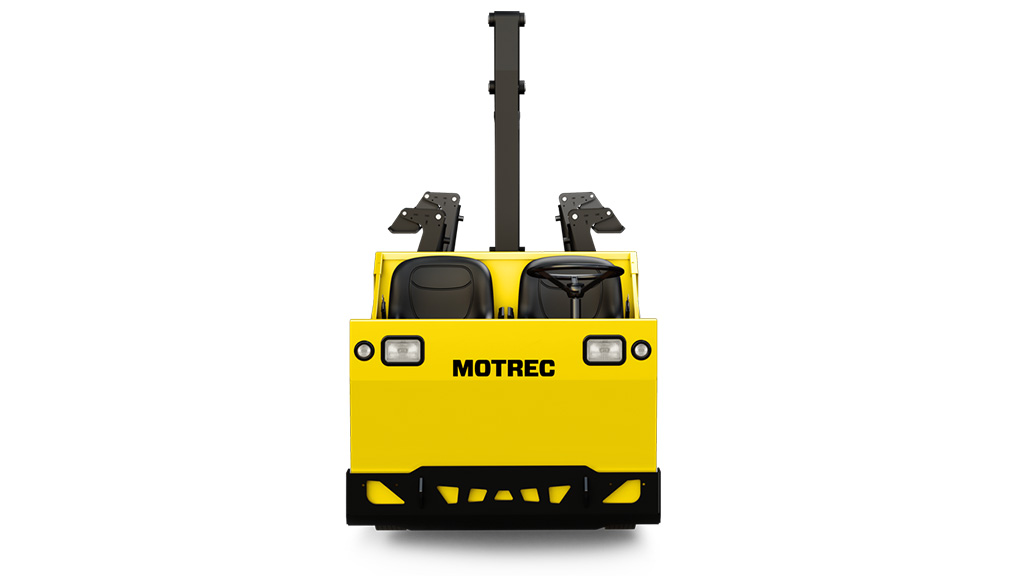Front of Motrec MX-480 Crane vehicle.