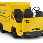 Motrec MX-480 industrial refuse hauler truck.