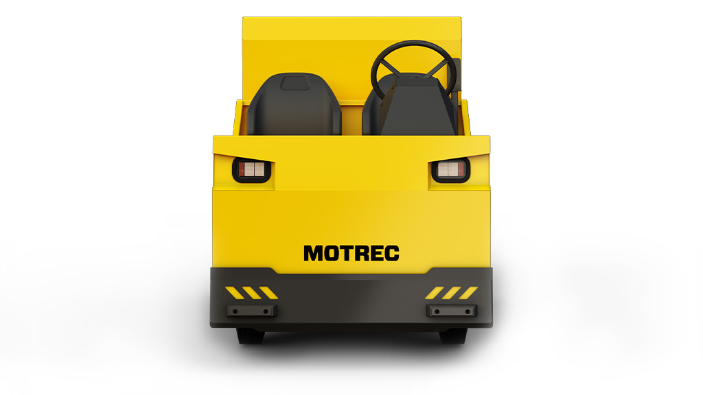 Front of Motrec MX-480 Refuse Hauler vehicle.