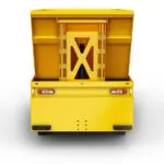 Back end of Motrec MX-480 Refuse Hauler.