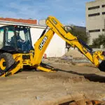 JCB 3CX-14 Backhoe Loader digging.