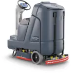 Advance SC4000 rider scrubber, back view.