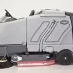 Advance SC8000 rider scrubber, indoors.