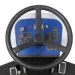 Advance SW5500 rider sweeper operator control area.