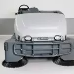 Advance SW8000 rider sweeper, front view.