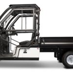 Columbia Utilitruck side view with cab.