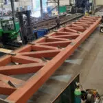 Combilift C55000 C-Series Forklifts in steel fabrication and manufacturing industry.