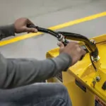 Cushman Minute Miser burden carrier handlebars.