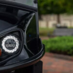 Cushman Shuttle 2+2 personnel carrier headlight.