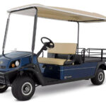 Cushman Shuttle 2 personnel carrier vehicle.