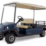 Cushman Shuttle 2 personnel carrier vehicle.