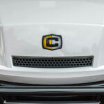 Cushman Shuttle 8 personnel carrier headlights.