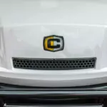 Cushman Shuttle 8 personnel carrier headlights.