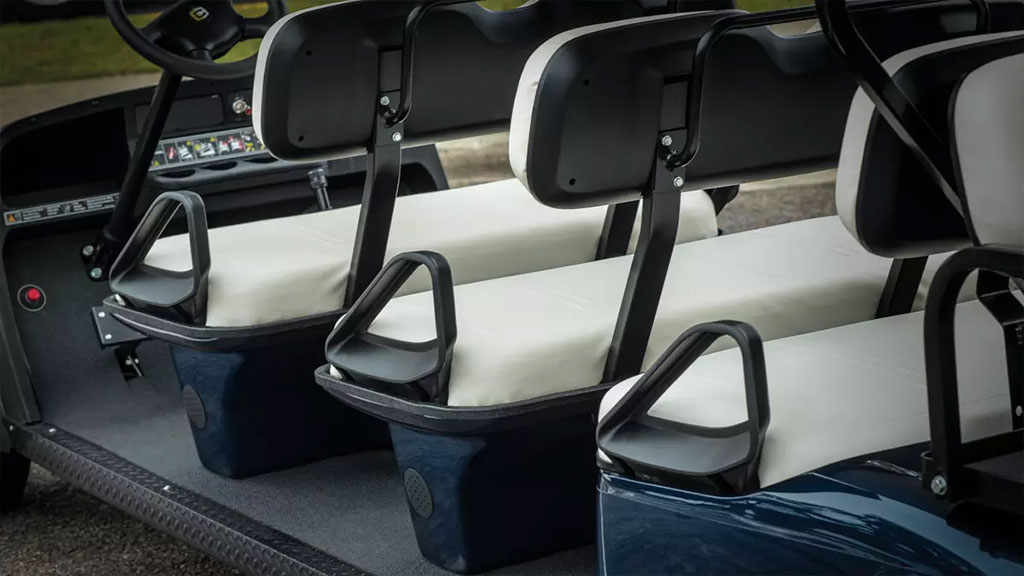 Cushman Shuttle 8 personnel carrier bench seats.