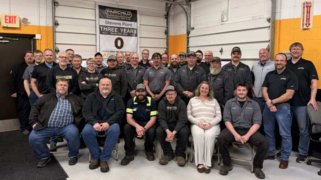 Fairchild Equipment's Stevens Point, WI team.