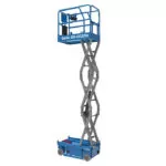 Genie GS-1432m e-drive aerial scissor lift.