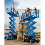 Genie GS-3369 and GS-4069 scissor lifts.