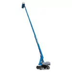 Genie S-80 XC and S-85 XC telescopic boom lift, extended.