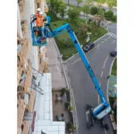Genie SX-105 XC in action outdoors.