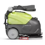IPC Eagle CT30 walk-behind scrubber with handle folded down.