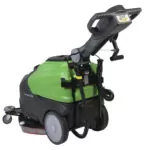 Back angle of IPC Eagle CT30 walk-behind scrubber.