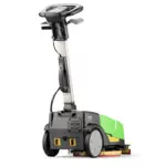 Back angle of IPC Eagle CT5 walk-behind professional scrubber.