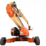Back end of JLG 1500AJP articulating boom lift.