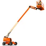 JLG 460SJ telescopic boom lift.