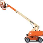 JLG 600S HC3 telescopic boom lift.