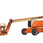 Front angle of JLG 800AJ articulating boom lift.