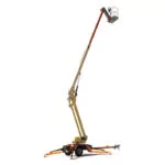 JLG T500J Tow-Pro Boom Lift extended.