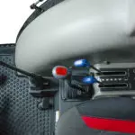 Mahindra 2660 compact utility tractor operator controls.