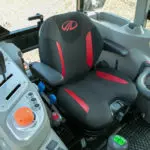 Mahindra 2670 tractor operator area.