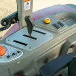 Mahindra 2670 compact utility tractor operator controls.