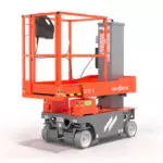 Skyjack SJ12 E aerial vertical mast lift.