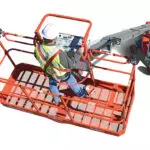 Operator in Skyjack SJ82/86 T telescopic boom aerial platform.
