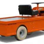 Taylor-Dunn C-432 Burden Carrier Utility Vehicle back angled view.