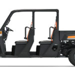 Pro XD Full-Size Gas Crew Utility Vehicle by Polaris Commercial side view.