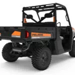 Polaris Commercial PRO XD Full-Size Diesel Utility Vehicle back view.