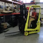Mariotti ME AC 8c microlift inside a warehouse.