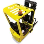 Mariotti ME 10C AC 3 wheel electric Forklift top view.