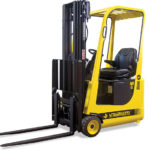 Mariotti ME 10C AC 3 wheel electric Forklift front view.