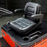 Taylor-Dunn C-426 tow-tractor operator chair.