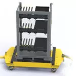 Taylor-Dunn Jtec CarryMore industrial cart burden carrier.