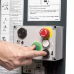 JLG 1030P Access Lift control buttons.